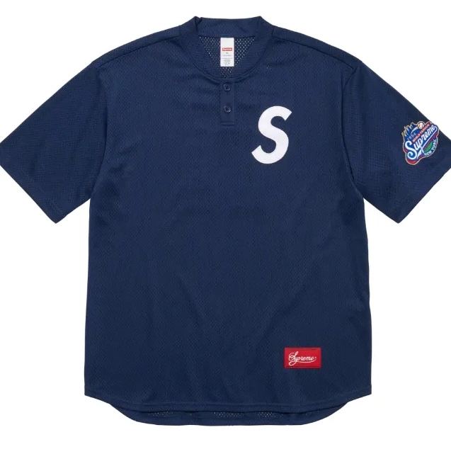 24FW HENLEY S ¥209 LOGO BASEBALL TEE 0625